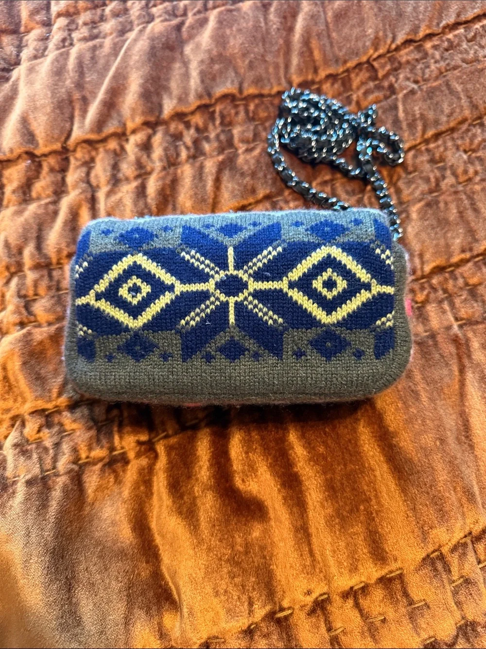 Chanel Cashmere Knit Purse
